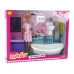 Children's Doll Bathrobe Toilet Bathtub Bathroom