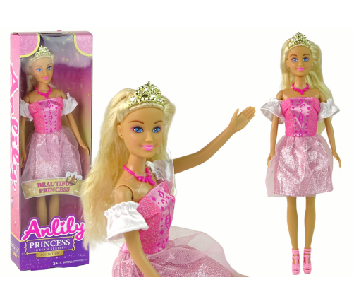 Anlily Princess doll Princess Pink Queen