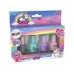 Beauty Set Nail Polishes Delicate Colors 4 Pieces