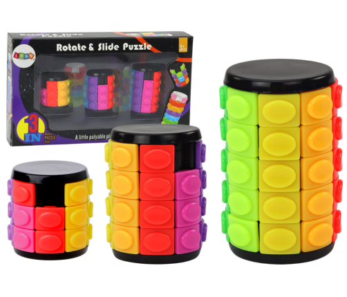 Cylinder Logical Puzzle Set 3 Difficulty Levels