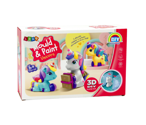 Creative Artistic Unicorn 3D Plaster Paint Set