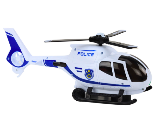 Police Helicopter Driving Lights Sounds