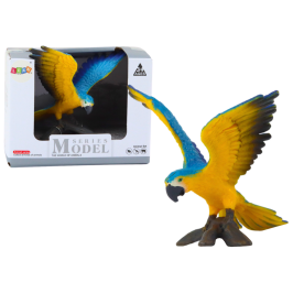 Ararauna Ara Parrot Figurine 7 cm Blue and Yellow