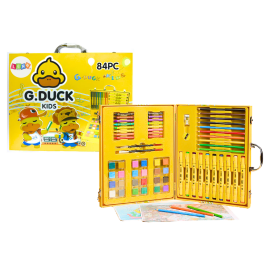 Art Set in a Suitcase Yellow Duck 84 El