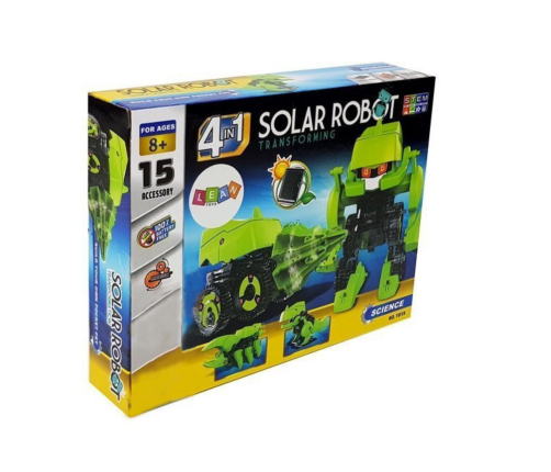 Robot Solarny 4 w 1 Tyranozaur Rex Owad Zestaw Edukacyjny Naukowy