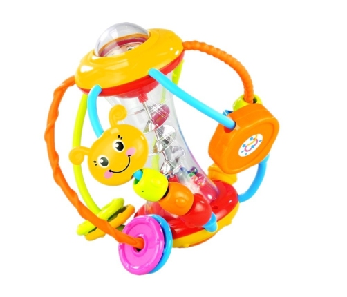 Colourful Ball Rattle Slide Beads Spiral