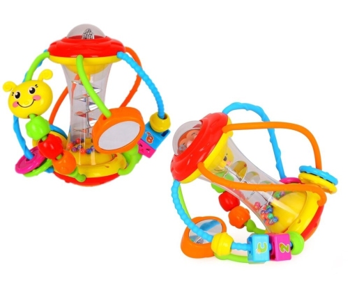 Colourful Ball Rattle Slide Beads Spiral