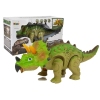 Dinosaur on Battery Triceratops Green