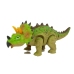 Dinosaur on Battery Triceratops Green