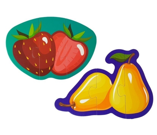 Educational Puzzle For Babies Fruits 5 Parts 40 Pieces