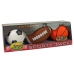 Soft Sports Ball Set 3in1 Football Basketball