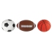 Soft Sports Ball Set 3in1 Football Basketball