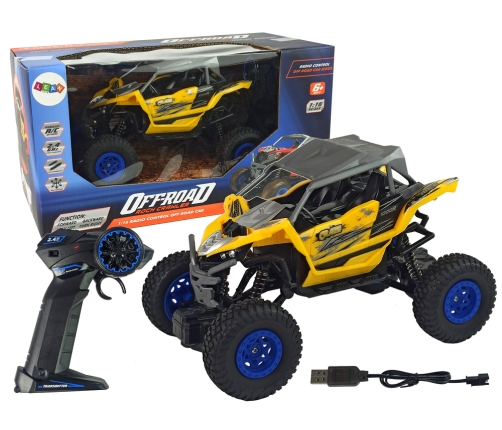 Off-road Remote Controlled 2.4 GHz 1:16 Yellow