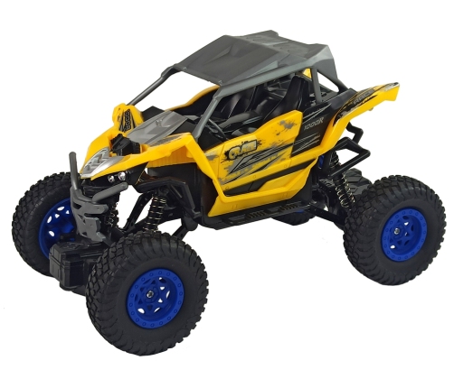 Radiovadāmā mašīna ar pulti Off-road 1:16 Yellow