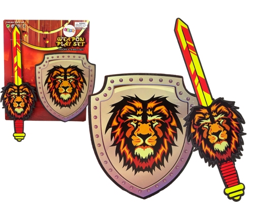 EVA Foam Knight Set Sword and Shield Lion