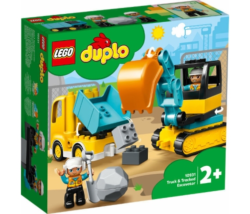 LEGO DUPLO Truck and Crawler Excavator P4 10931