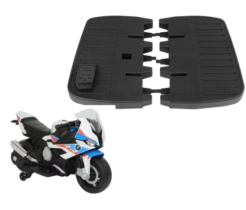 Footrest with accelerator pedal for the motorcycle BMW R1200 Set