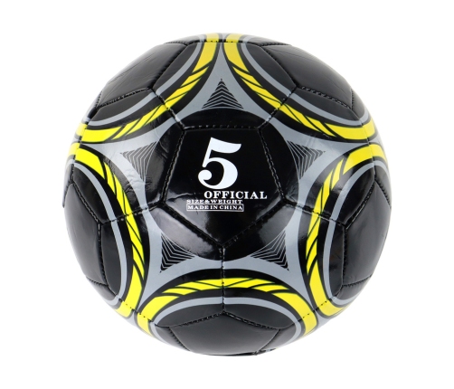 Black Football Ball 24 cm Size 5