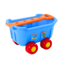 Sand Toys Blue Trolley Rake Spatula Boat 8 El