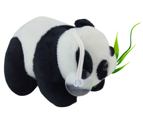 Plush Panda with Rosette Mascot Plush Toy Bear 15cm