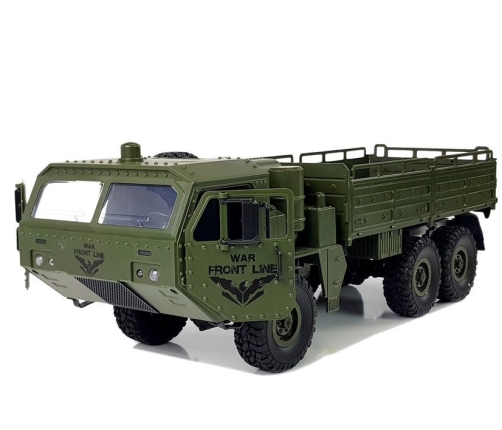 Military Remote-Controlled Car 47 cm All-Terrain Transporter 6 Wheels R/C