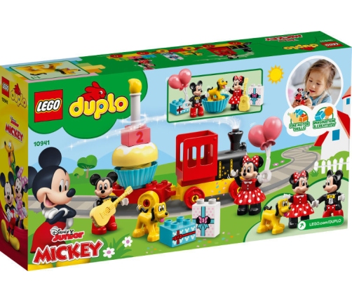 LEGO DUPLO Bricks MICKEY AND MINNIE MOUSE Birthday Train P4 10941