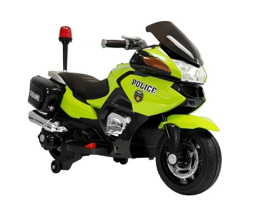 Детский электромотоцикл Police Motorbike HZB118 Green