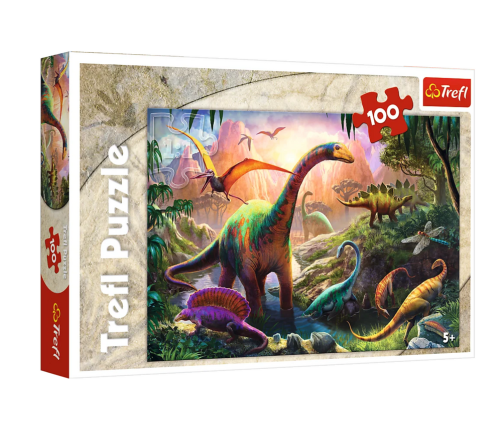 Puzzle World of Dinosaurs 100pcs Trefl 16277