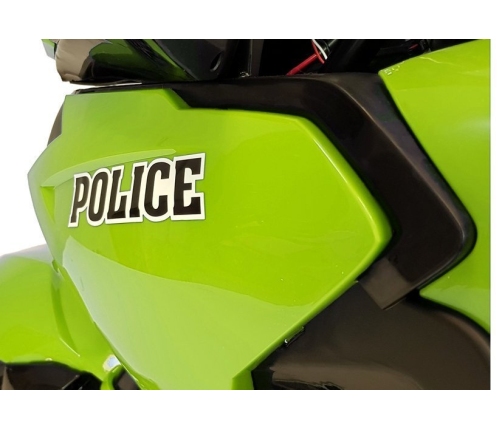 Детский электромотоцикл Police Motorbike HZB118 Green