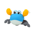 Bath Toy Wind Up Crab Walks Swims Blue Yellow