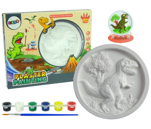 Painting Paint Casting Plaster Dinosaur Stand