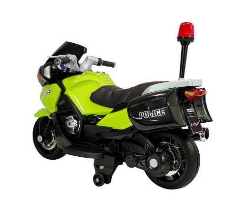 Детский электромотоцикл Police Motorbike HZB118 Green