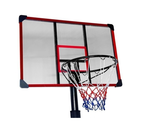 Basketball Basket Mobile Adjustable Stand 200-305cm