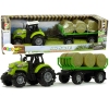 Tractor with Trailer Bale Hay Sound Green