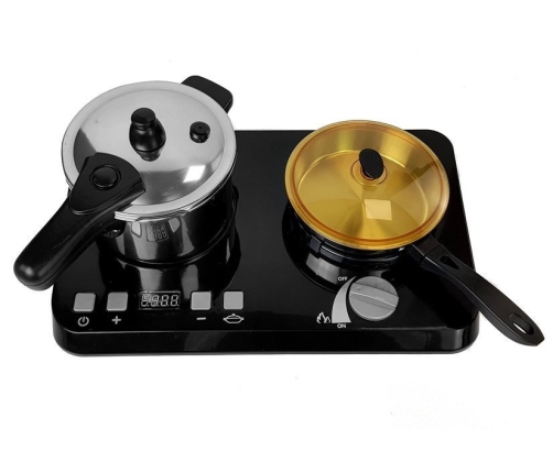 Stainless steel kitchen set Induction hob 32 elements