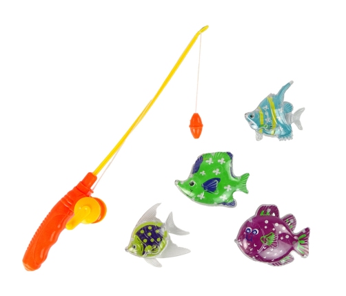 Fishing Game Fish Set  Fish + Fishing Rod