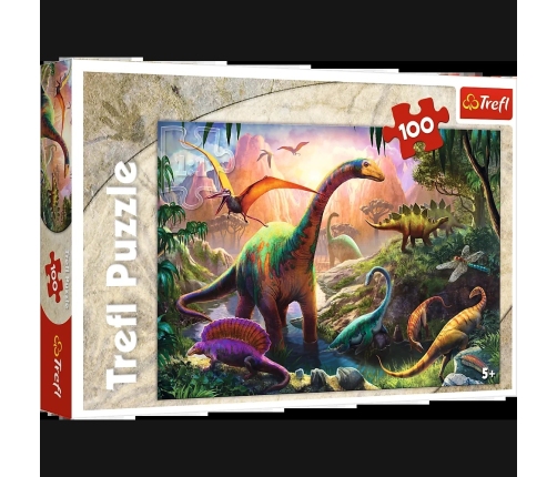 Puzzle World of Dinosaurs 100pcs Trefl 16277