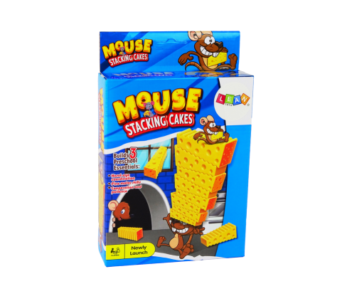 Cheese Tower Hungry Mouse Skill Game  Build a Cheese Tower