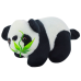 Plush Panda with Rosette Mascot Plush Toy Bear 15cm