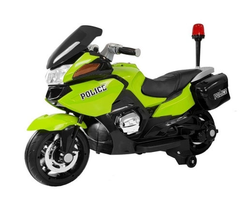 Детский электромотоцикл Police Motorbike HZB118 Green