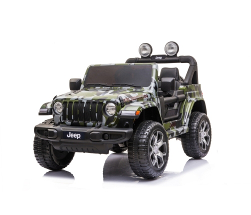 Двухместный детский электромобиль Jeep Wrangler Rubicon DK-JWR555 Camo