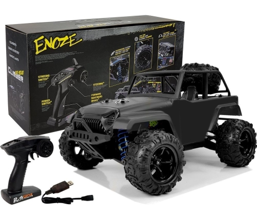 Remote Controlled Off-Road 1:18 Black ENOZE 9304 40 km/h