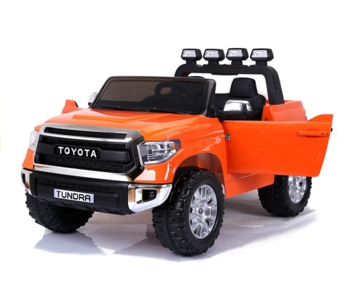 Divvietīgs bērnu elektromobilis Toyota Tundra Orange