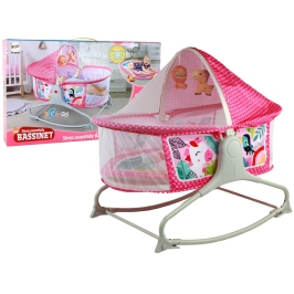 Multifunctional Bed Rocker 2in1 Children's Mat Sounds Vibrations Pink