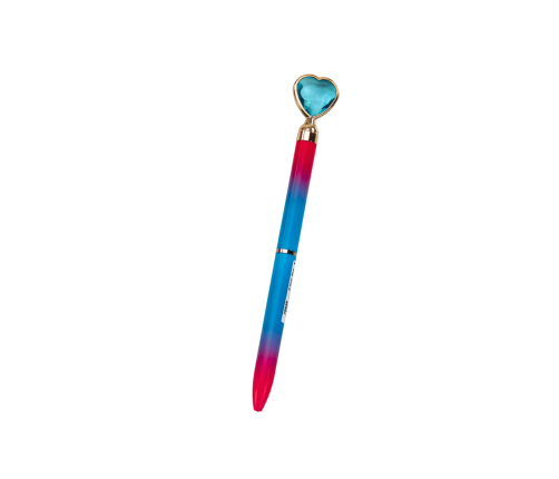 Diamond Ballpoint Pen Shiny Blue Refill 0.7mm Mix