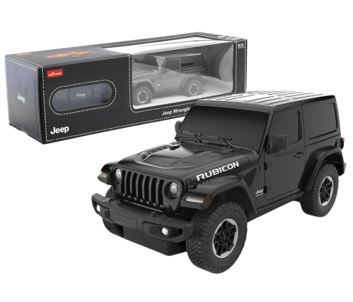 Mašīna ar pulti JEEP Wrangler JL Rubicon Black