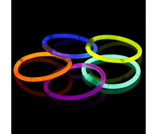 Fluorescent Headbands 100 Pieces Many Colors Glow In The Dark