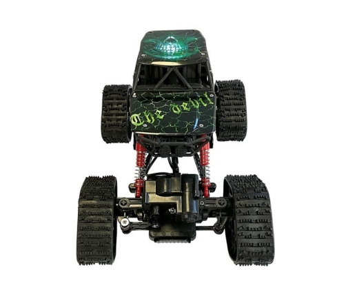 Offroad R/C Car 4x4 Black with Skull Pattern