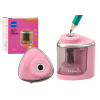 Electric Pink Sharpener for Crayons and Pencils 6-8 mm