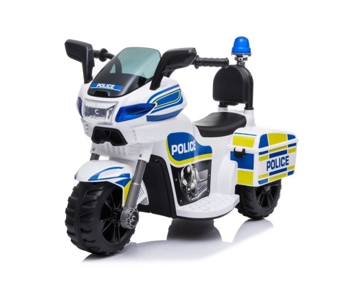 Electric Ride-On Police Motorbike TR1912 White